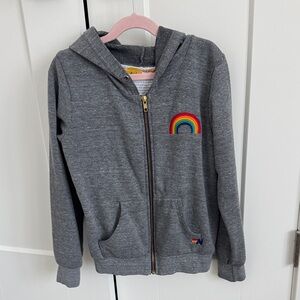 Aviator Nation Hoodie with Rainbow Patch